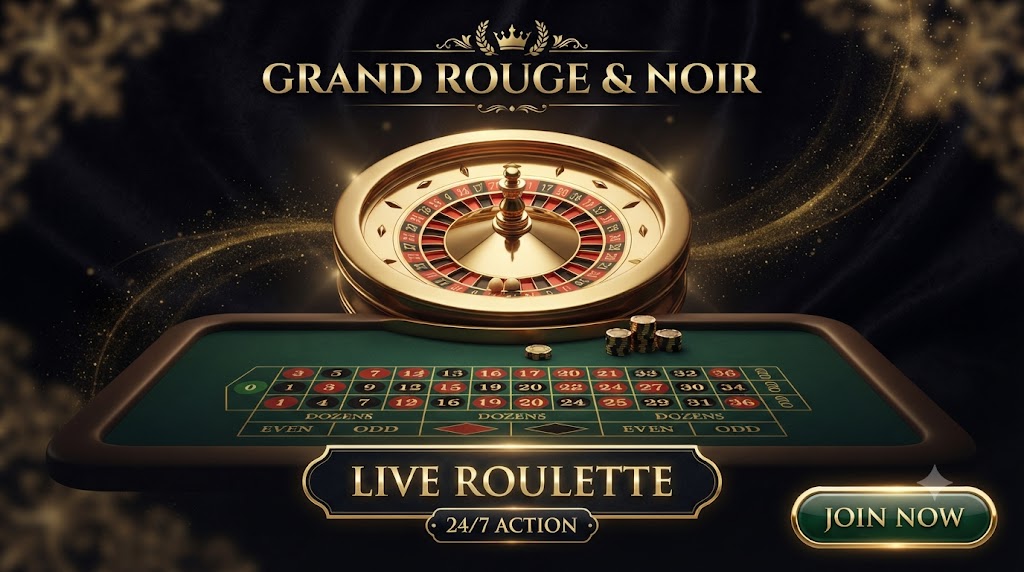 Live Roulette dealer table